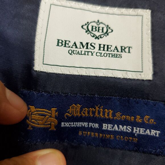 Beams Heart Blazer Size 48 Fair Conditions - Picture 8 of 9